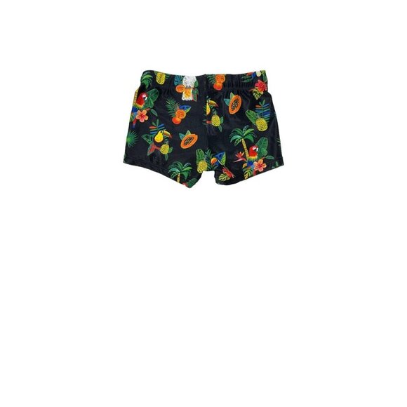 EMMA JAYNE x H&M Boys Patterned swimming trunks Black/Rainforest - Picture 4 of 4
